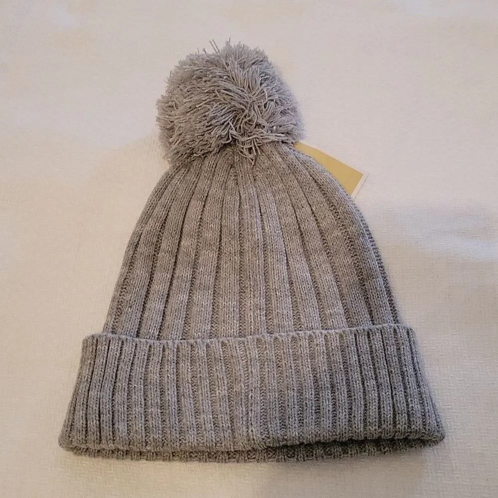 MICHAEL Kors Gray Beanie Winter Hat NWT